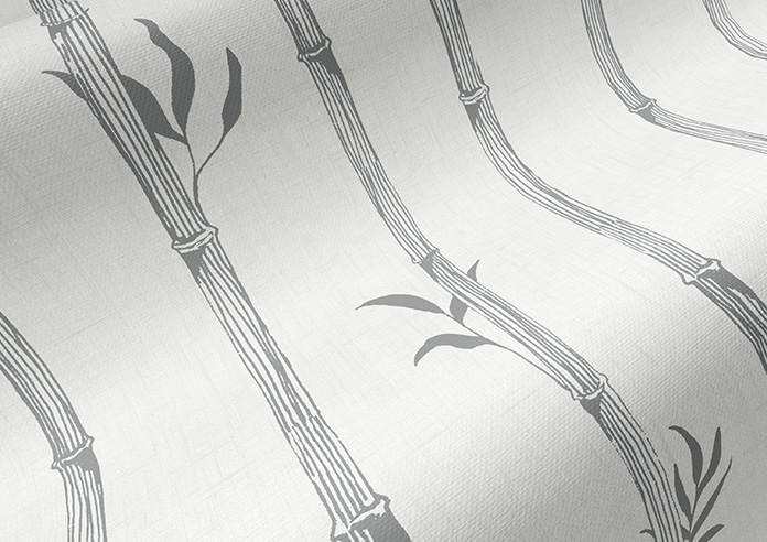 Bamboo Stripe, Smoke Grey - Roller Blind - Image 4